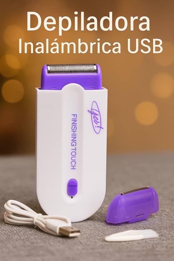 Depiladora recargable USB 